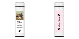 Nome do produto Garrafa térmica personalizada ( personalize com sua foto e nome)