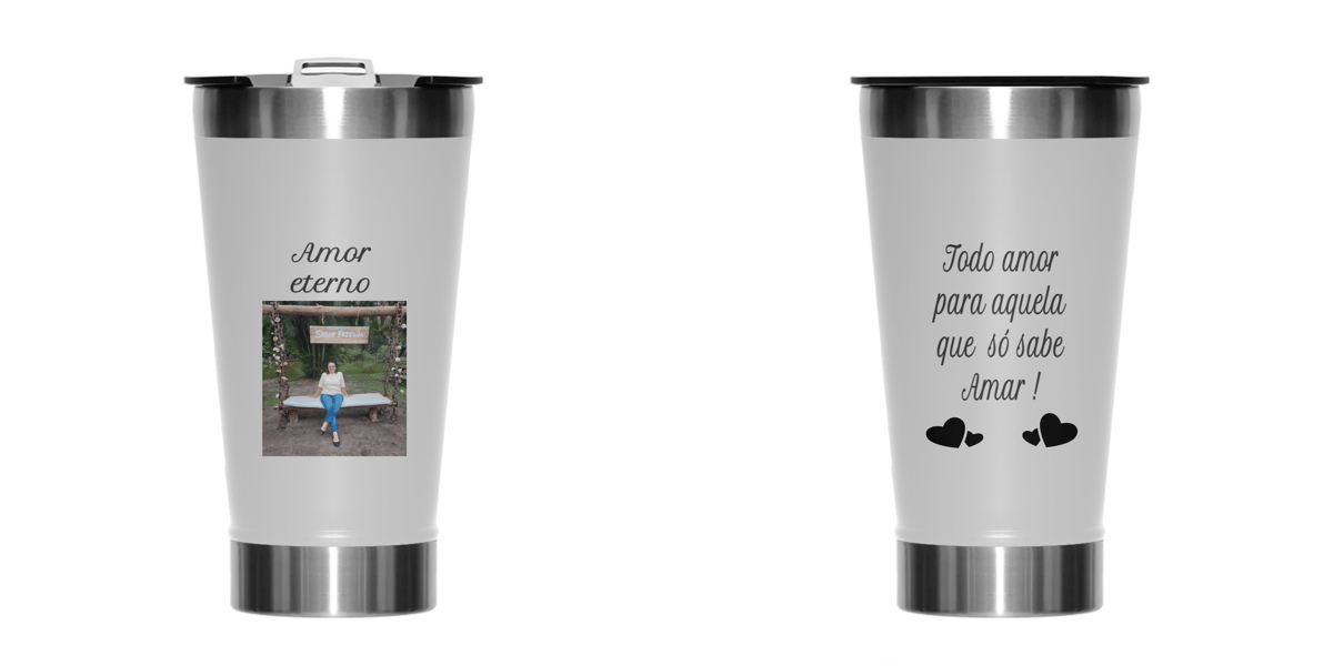 Nome do produto: Copo térmico personalizado