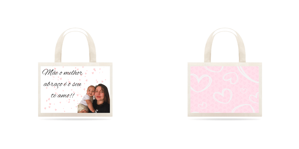 Nome do produto: ecobag dia das mães