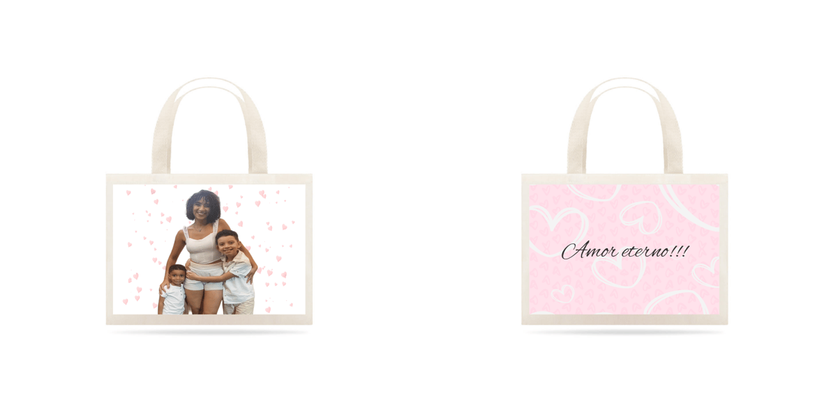 Nome do produto: ecobag personalizada ( personalize com sua foto)