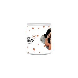 Nome do produto caneca dia das maes (personalize com a sua foto e da sua mae)