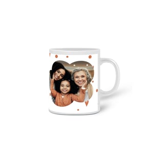 Nome do produto caneca dia das maes (personalize com a sua foto e da sua mae)