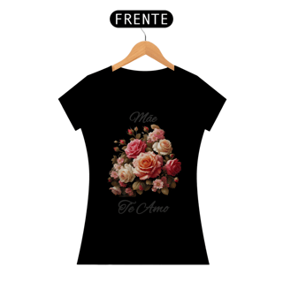 Nome do produto Blusa ( Baby Long Pima) personalizada  dia das mães