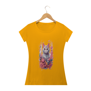 Nome do produto Camiseta Baby Long  -Gatinha III