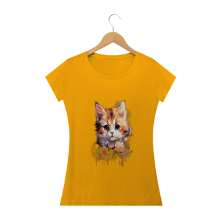 Nome do produto Camiseta Baby Long Classic -Gatinha III