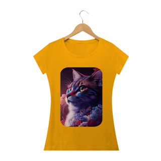 Nome do produto Camiseta Baby Long Classic -Gata Pintura