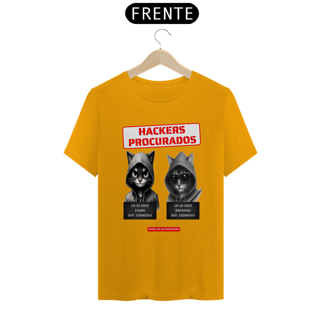 Nome do produto T- shirt Classic -  Gatos Hackers procurados