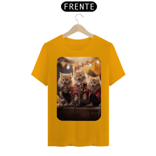 Nome do produto T-Shirt Classic - Gato -Banda Gatork'n' Roses