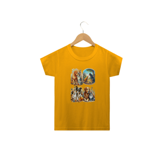Nome do produto Camiseta Classic Infantil 2a/14a - Gatos&Cães