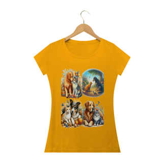 Nome do produto Camiseta Baby Classic Long- Gatos&Cães