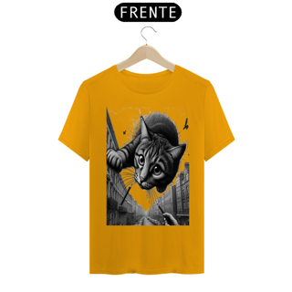Nome do produto T-Shirt Classic -  Gato Saindo do céu