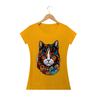 Nome do produto Camiseta Baby Long classic - Gata Michin