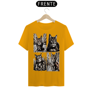 Nome do produto T-Shirt Classic - 4 gatos