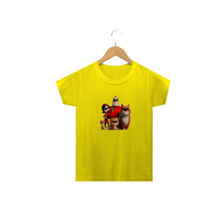 Nome do produto Camiseta Classic Infantil 2a/14a - Gatos Incríveis