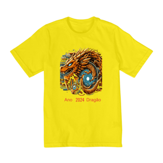 Nome do produto Camiseta Quality Infantil 10a/14a - Horóscopo Chinês 2024