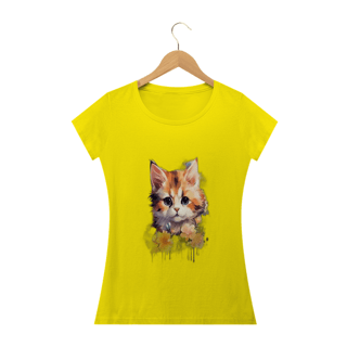 Nome do produto Camiseta Baby Long Classic -Gatinha III