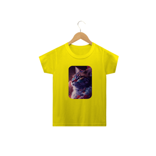 Nome do produto Camiseta Classic Infantil 2a/14a - Gata Pintura