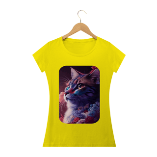 Nome do produto Camiseta Baby Long Classic -Gata Pintura
