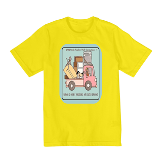 Nome do produto Camiseta Quality Infantil 10a/14ª- Meus Pets irão na mudança