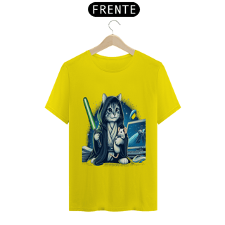 Nome do produto T - Shirt Quality – gato Jedi -Star Wars 