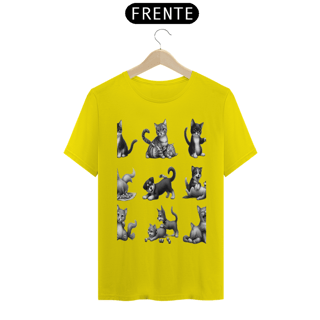 Nome do produto T-Shirt Classic - Gatos e cachorro Coletânea