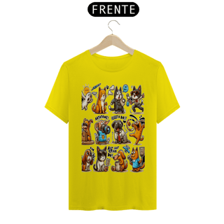 Nome do produto T-Shirt Classic - Gatos e cachorro Coletânea IV