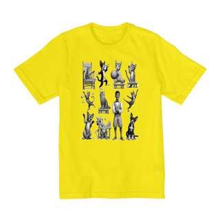 Nome do produto Camiseta Quality Infantil 10a/14a- Coletânea gato e cachorro e gente 