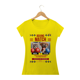Nome do produto Camiseta Baby Classic Long- Boxe GatoXCão Peso Pulga 