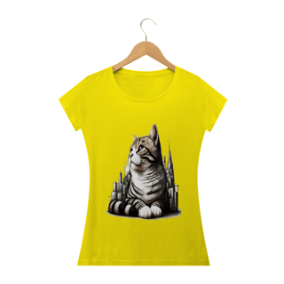 Nome do produto Camiseta Baby Classic Long- Gato em desenho Lápis I