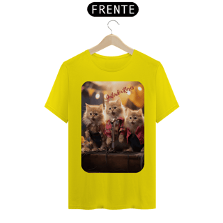 Nome do produto T-Shirt Quality – Gato -Banda Gatork'n' Roses