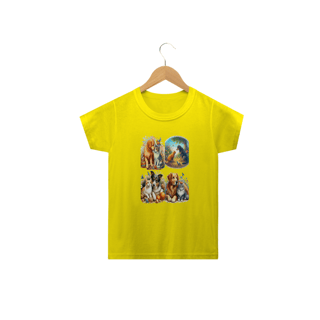 Nome do produto Camiseta Classic Infantil 2a/14a - Gatos&Cães