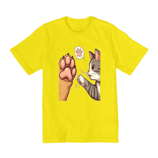 Nome do produto Camiseta Quality Infantil 2a/8a -Amizade cão e gato