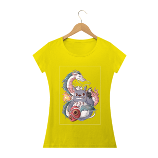 Nome do produto Camiseta Baby Long Quality – Neko e o Dragão