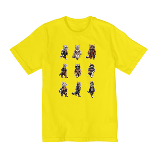 Nome do produto Camiseta Quality Infantil 10a/14a -  6 Gatos elegantes