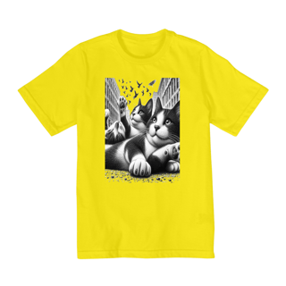 Nome do produto Camiseta Quality Infantil 10a/14a -Gato batman
