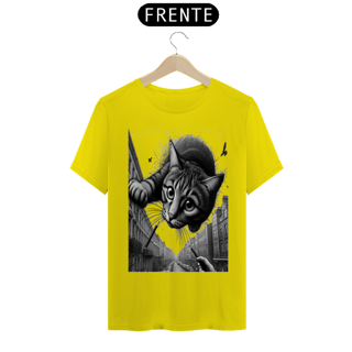 Nome do produto T-Shirt Classic -  Gato Saindo do céu