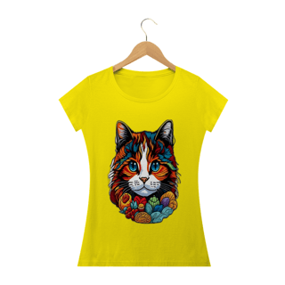 Nome do produto Camiseta Baby Long classic - Gata Michin