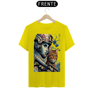 Nome do produto T-Shirt Classic - Gato e Soldada
