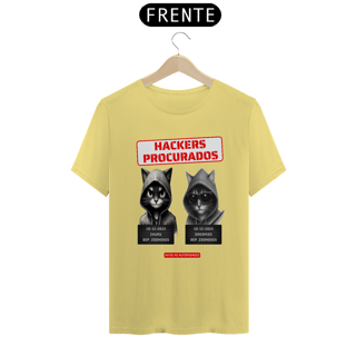 Nome do produto T-Shirt Estonada –  Gatos Hackers procurados