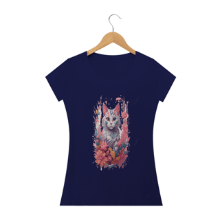 Nome do produto Camiseta Baby Long  -Gatinha III