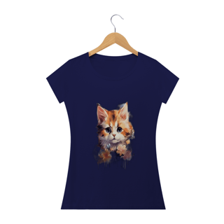 Nome do produto Camiseta Baby Long Classic -Gatinha III