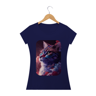 Nome do produto Camiseta Baby Long Classic -Gata Pintura