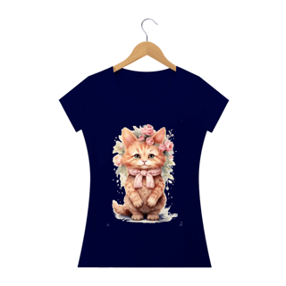 Nome do produto Camiseta Baby Long Classic – Gatinha