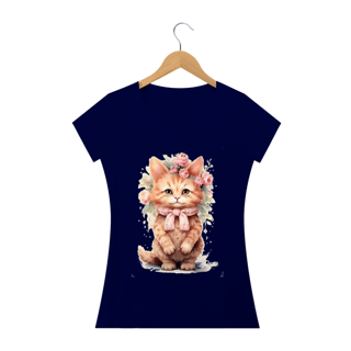 Nome do produto Camiseta Baby Long Quality  – Gatinha