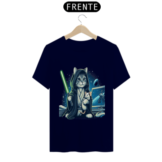 Nome do produto T - Shirt Quality – gato Jedi -Star Wars 