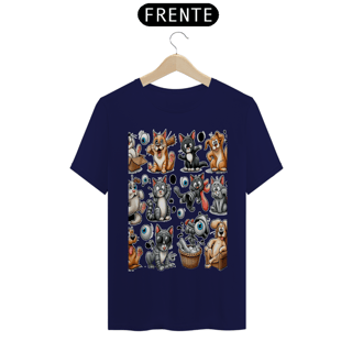 T-Shirt Classic - Gatos e cachorro Coletânea II