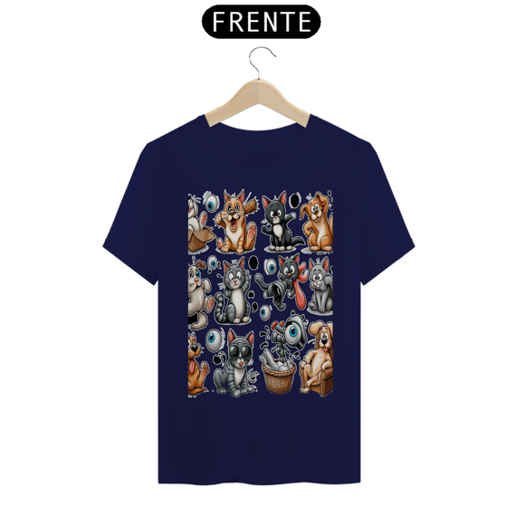 T-Shirt Classic - Gatos e cachorro Coletânea II