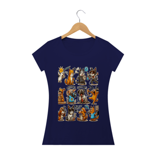 Nome do produto Camiseta Baby Long Classic -Gatos e cachorro Coletânea IV