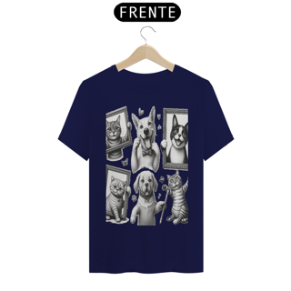 Nome do produto T-Shirt Classic - Gatos e cachorro Coletânea III