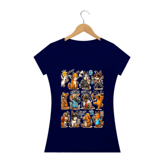 Nome do produto Camiseta Baby Long Quality –Gatos e cachorro Coletânea IV